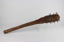 Crudely shaped trench club from World War One - YORCM1960 145 8.JPG